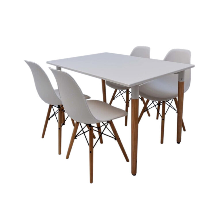 Juego De Comedor Mesa Unican Eames Unican 1 20 4 Sillas Eames Mandy