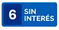 6 cuotas sin interés
