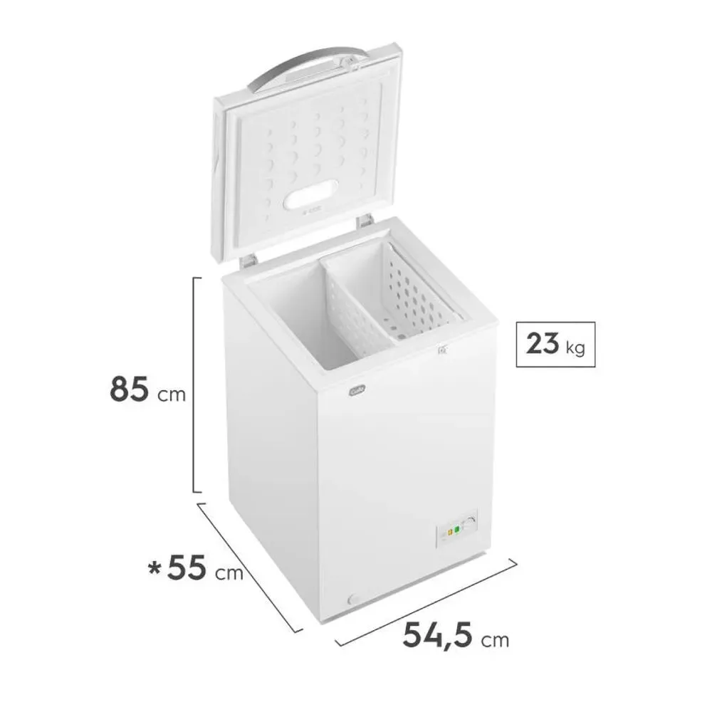 Freezer horizontal Gafa 100l Blanco Función Turbo Fghf100b-s - Imagen 4